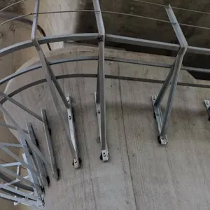 High Speed Railway Pier Suspension Fence, Bridge Protection Fence Support Inspection Ladder, Strong Corrosion Resistance thumbnail-2
