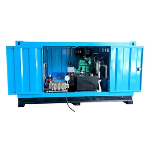 Customizable Diesel Electric Fuel High Pressure Water Jetting Machine 1000Bar Metal Construction New Used Engine Motor thumbnail-1