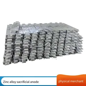 Zinc-aluminum-cadmium Alloy Sacrificial Anode, Zinc Anode, Hull Zh-1 Zinc Block, 800*140*60mm thumbnail-1