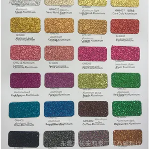 Aluminum Glitter Powder / High-temperature and Weather-resistant Aluminum Glitter Powder / for Injection Molding, Automotive, and Printing / High-temperature Colorfast Powder / Special Glitter Powder for Main Plastic, Made of Environmentally Friendly Mate thumbnail-1