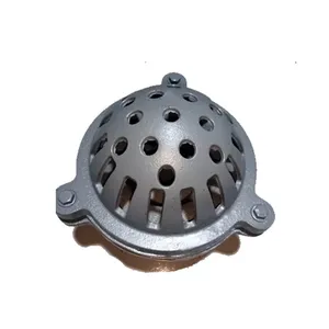 BS Flange Cast Iron Suction Valve Thickened H42X-10/16 Lifting Pump Water Flower Basket Head Foot Valve thumbnail-5
