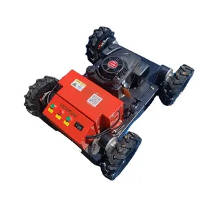 Agricultural Robotic Gasoline Electric Motor Driven Remote Control Mower With Tracks thumbnail-3