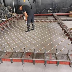 Stainless Steel Woven Wire Rope Net High Tensile Strength Active Rockfall Barrier System Slope Protection Factory Production thumbnail-4