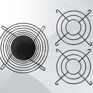Powder Coated Wire Mesh Fan Guard, 1.2mm Wire, 12x12mm Mesh, Anti-Rust for Ventilation thumbnail-3