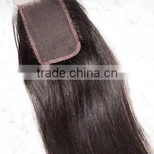 100% Human Hair Closure Different Size With no Shedding and Tangle Free thumbnail-1