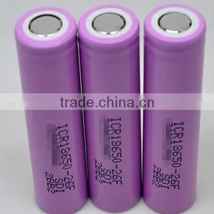 Factory Price ICR 18650-26F 3.7V Lithium Rechargeable Battery For Flashlight thumbnail-3