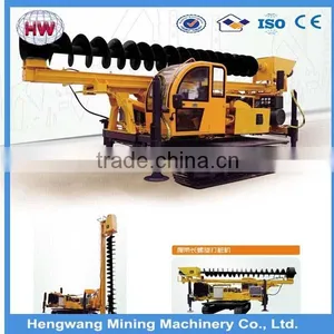 HW Produce Crawler-type Long Spiral Photovoltaic Pile Driver for Sale thumbnail-2