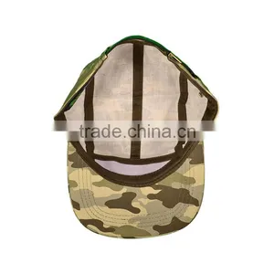 Fashion Custom Flat Top Stylish Pattern Design Cotton Twill Military Style Cap for Promotion thumbnail-5