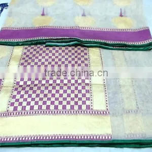 Handloom Tissue Net Saree thumbnail-1