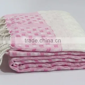 Turkish Towel Hammam Peshtemal Fouta Cotton Pareo Indian Manufacturer thumbnail-2