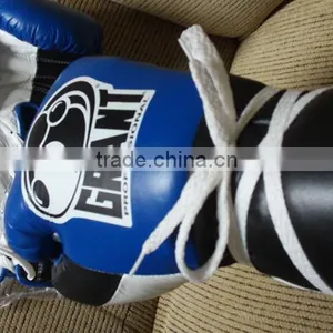Pakistan Cowhide Leather Black Boxing Gloves thumbnail-6