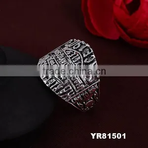 Top Quality Men's Zinc Alloy Wholesale Skull Rings thumbnail-1