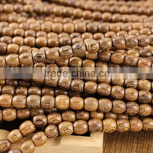 PBB018 Natural Wood Buddhist Prayer Mala Beads Necklace,Meditation 108 Mala Beads thumbnail-3