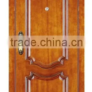2014 Best Seller Steel Armored Door, Steel Security Armored Wooden Door thumbnail-1