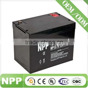 12v70ah Deep Cycle Competitive Price Battery Rechargeable for Solar System thumbnail-2