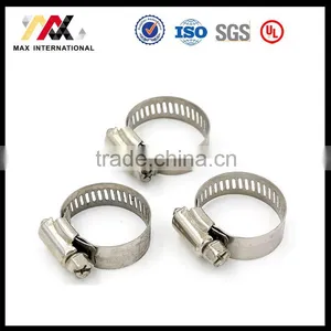 Automotive Small Round Screw Type Hose Clamps Made in China thumbnail-1