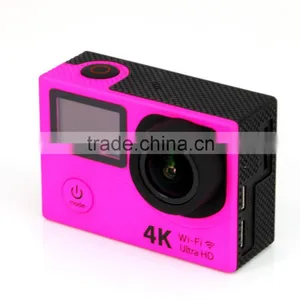 New 2016 Ultra HD 4K WIFI Sport Action Camera With Remote Control Dual Screen 2" LCD Waterproof 170 Helmet Camcorder DV DVR thumbnail-5