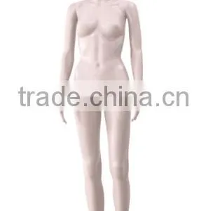 Xufeng Factory Directly Sale Cheap Abstract Head Slim Good Quality Female Plastic Mannequins for Clothing Shop thumbnail-3