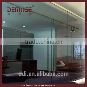 3 Panel Triple Sliding Frameless Glass Door For Exterior Balcony (DMS-005) thumbnail-1