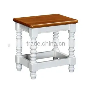 Reliable Quality Cheap Cute Dresser Stool Wooden Stool for Makeup Bedrooom Set for Girls#SP-BE001 thumbnail-3