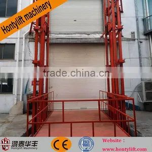 Hydraulic Vertical Cargo Platform Lift/wall Mounted Hydraulic Lead Rail Lift thumbnail-6