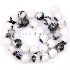 Loose Gemstone Beads Natural Zebra Jasper thumbnail-1