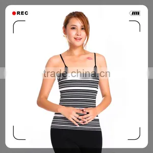 2016 Wholesale Gym Women Tank Top With Stripe thumbnail-1