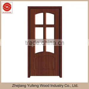 Pvc Interior MDF Wooden Glass Door Main Door Design thumbnail-1