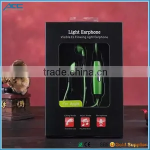 Cheap Wholesale Led Light Glow In-Ear Headphone thumbnail-6