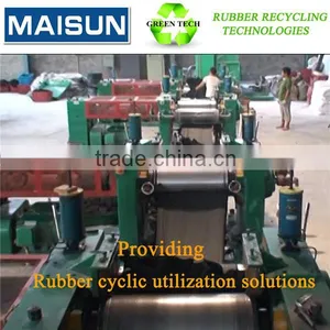 HOT SALE Tyre Reclaim Rubber Machinery for Waste Tyre/used Tires Recycling Production Line thumbnail-1