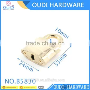 SGS Handbag Parts and Accessories Fashion Metal Pad Lock for Bag thumbnail-3