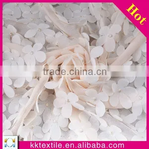 Hot Sale in Western Country Chiffon Embroidery Lace Cloth Fabric thumbnail-3