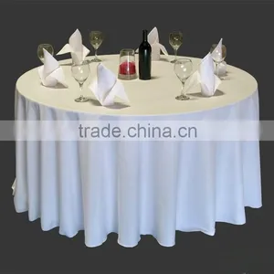 Cheap and High Quality 100% Polyester Table Cloth for Wedding Banquet Hotel thumbnail-2