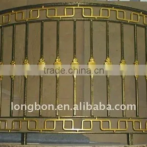 2014 Top-selling Newest Hand Forged Modern Wrought Iron Balcony Fence Railing for Home thumbnail-1