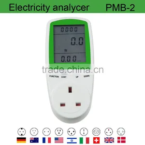 Digital Energy Watt Meter Socket With Electricity Meter UK Plug thumbnail-1