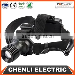 POPPAS T55 Xpe 3W 3 AAA Battery Operated Zoom Adjustable Ultra Bright Headlamp thumbnail-1