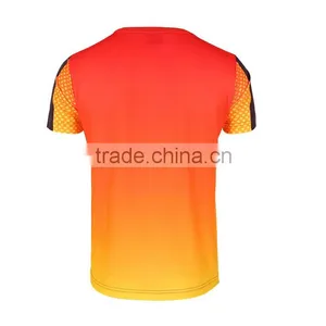 2016 Custom Wholesale Wecking Moisture Men Running Tshirt thumbnail-6