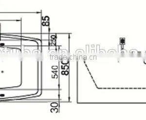 New Model Massage Bathtub,sex-bathtub,bathtub Modern With CUPC thumbnail-3