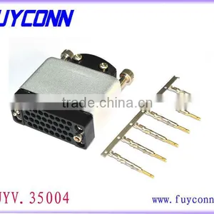34 Pin V.35 Male Plug Connector Crimp Housing With Aluminum Case thumbnail-1