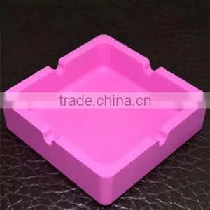 Eco-friendly Round and Square Silicone Ashtray thumbnail-2