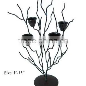 Candle Holder, Home Decor, Metal Candle Holder, Party Supplies thumbnail-1