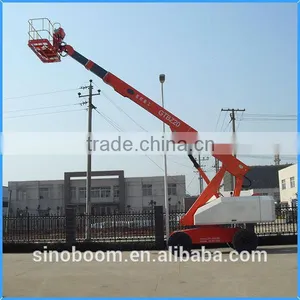 CE Certification Hydraulic Telescopic Boom Platform Lift thumbnail-1
