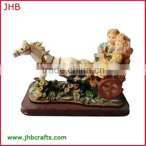2014 New Resin Horse Carriage for Wedding Souvenirs thumbnail-2