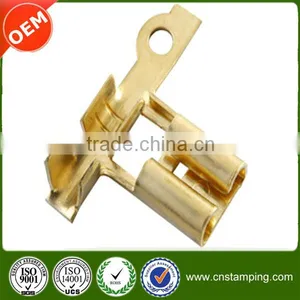 OEM Design Tinned Copper Terminal,female Crimp Copper Terminal,creative Flange Spade Copper Terminal thumbnail-1