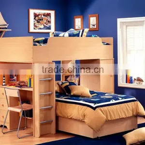 New Style Wooden Double Decker Bunk Bed For Sale thumbnail-1