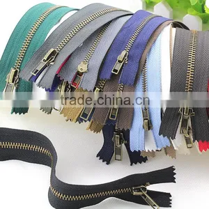 3#4$5# Bronze Closed End Zipper,cloth Accessories Zipper,zipper for Bag thumbnail-1