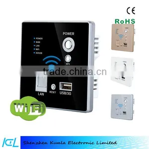 Wholesale Wall Socket USB WIFI Router WIFI AP Wireless WIFI USB Charging Panel Socket thumbnail-1