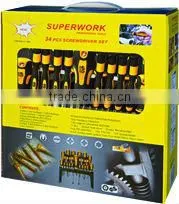 F1105-18 34 PCS Magnetic SCREWDRIVER SET thumbnail-2