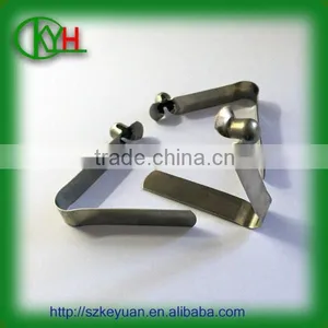 Spring Steel Nickel Plated V Shape Push Button thumbnail-1