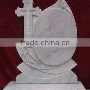 Christian Headstone Gravestone Marble Hand Carved Sculpture From Vietnam thumbnail-1